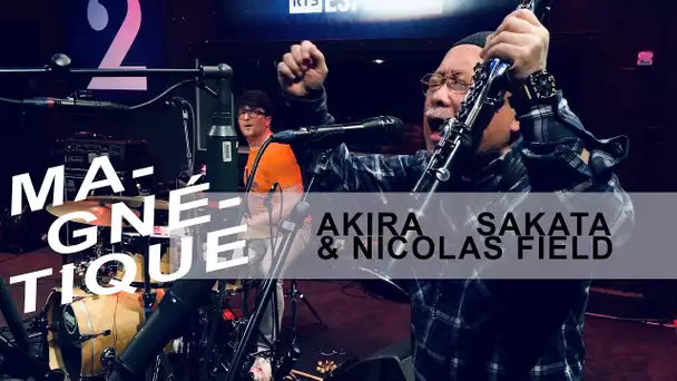 Akira Sakata et Nicolas Field live dans 'Magnétique' (5 avril 2019, RTS Espace 2)