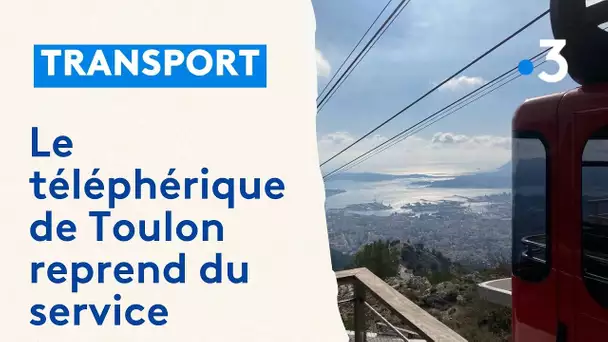 Le mythique téléphérique du Mont Faron à Toulon reprend du service