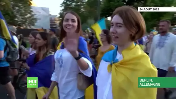 Allemagne : mobilisation à Berlin pour marquer le jour de l'indépendance de l'Ukraine