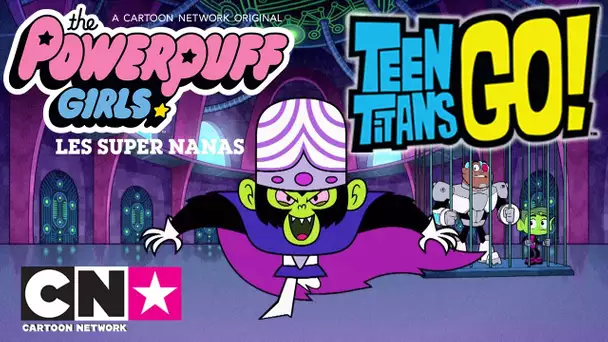 Le piège de Mojo Jojo | Teen Titans Go vs Les Super Nanas | Cartoon Network