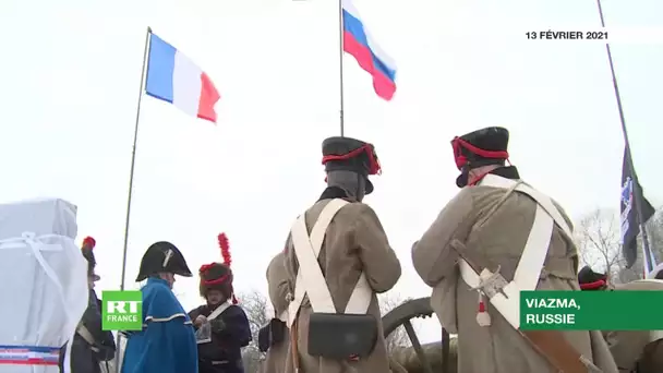 Russie : inhumation des dépouilles des soldats russes et français tombés lors de la campagne de 1812