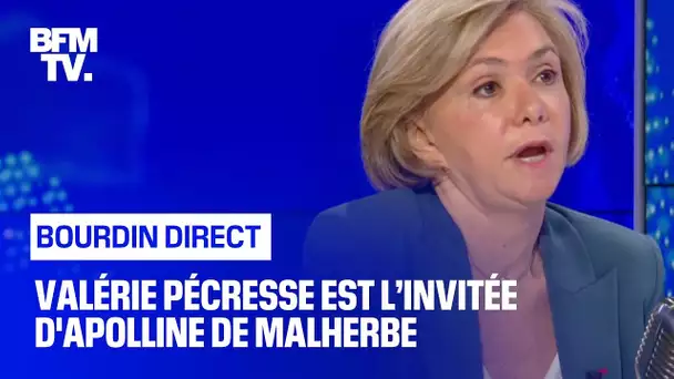 Valérie Pécresse face à Apolline de Malherbe en direct