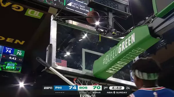 Danuel House Retrieved The Ball 3 TIMES After It Got Stuck On The Backboard! 🤣