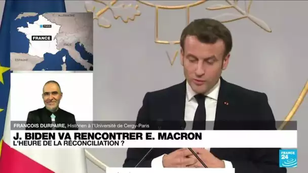 Rencontre Biden/Macron à Rome : l'heure de la réconciliation ? • FRANCE 24