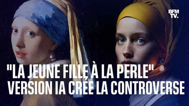 Une version de la "Jeune Fille à la perle" revue par une intelligence artificielle créé la polémique