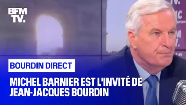 Michel Barnier face à Jean-Jacques Bourdin en direct