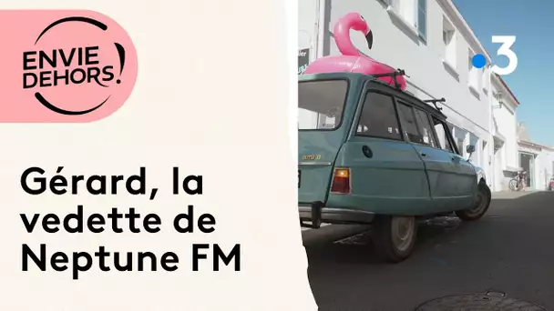 Gérard, la vedette de Neptune FM, la radio de l’île