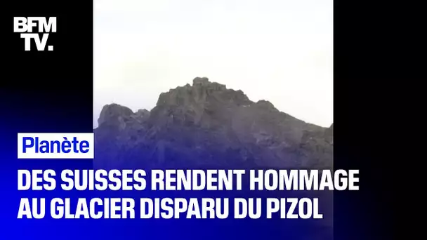 Une 'marche funèbre' a été organisée en Suisse pour rendre hommage au glacier du Pizol