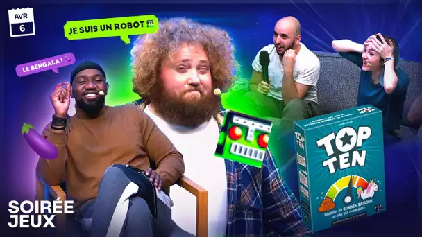 LE RETOUR DE TOP TEN | SOIRÉE JEUX