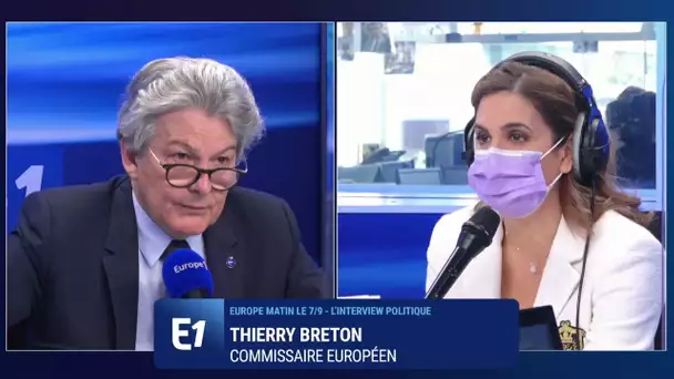 Vaccination : "le calendrier est tout à fait crédible", assure Thierry Breton