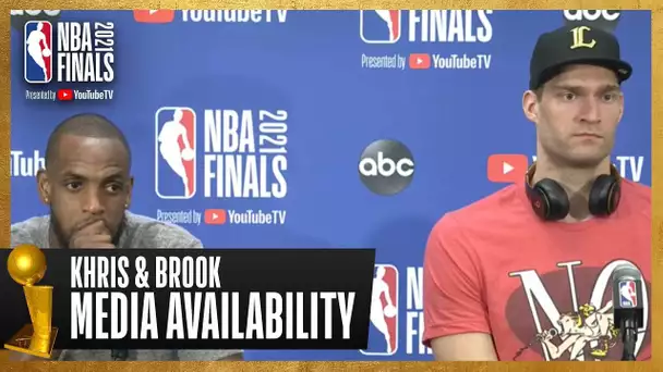 Khris Middleton and Brook Lopez Game 1 Postgame Press Conference | #NBAFinals