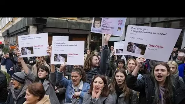 Des étudiants bloquent la circulation à Belgrade pour dénoncer la corruption