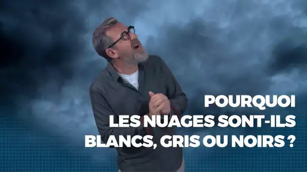 Pourquoi les nuages ☁️ sont-ils blancs, gris ou noirs ? - #LaMinuteJamy