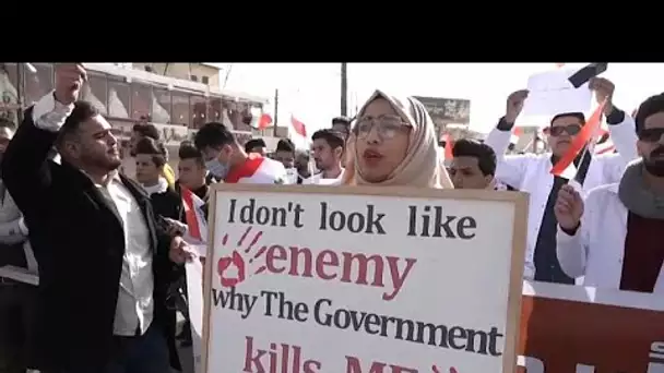 En Irak, des étudiants défilent contre la "mainmise" de l'Iran sur les institutions