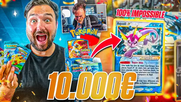 LA MEILLEURE OUVERTURE DE BOOSTERS POKEMON DE MA VIE (10 000 EUROS) - DavidLafargePokermon