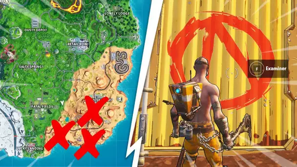 "EXAMINER DES SYMBOLES DE L'ARCHE" SUR FORTNITE ! (DEFIS BIENVENUE SUR PANDORE)