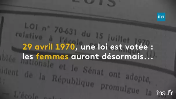 29 avril 1970 : les femmes ont le droit d’entrer à polytechnique | Franceinfo INA