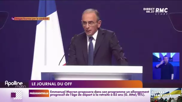 "Le journal du off" : Eric Zemmour en plein passage à vide ?