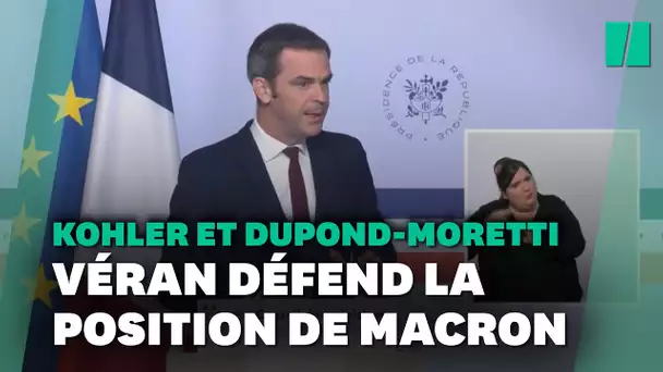 Kohler et Dupond-Moretti doivent-ils démissionner ? Véran dit « attention à la dérive du modèle »