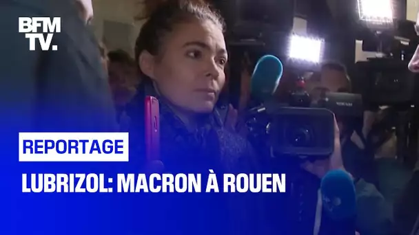Lubrizol: Macron à Rouen
