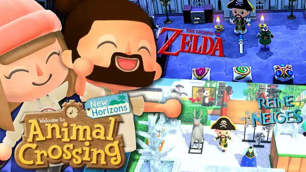 ON VISITE DISNEYLAND ET UNE ÎLE ZELDA ! | ANIMAL CROSSING NEW HORIZONS EPISODE 68 CO-OP