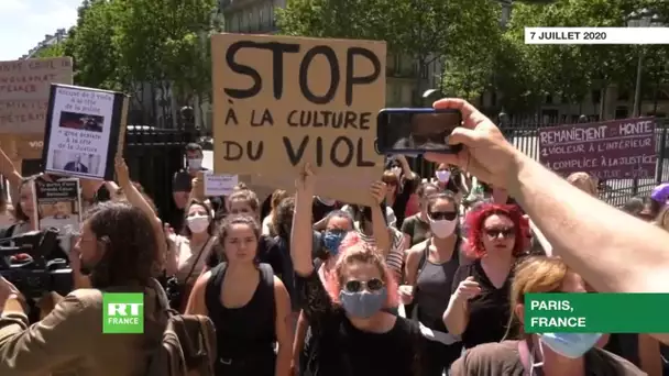 France : heurts entre manifestantes féministes et policiers devant le palais de l'Elysée