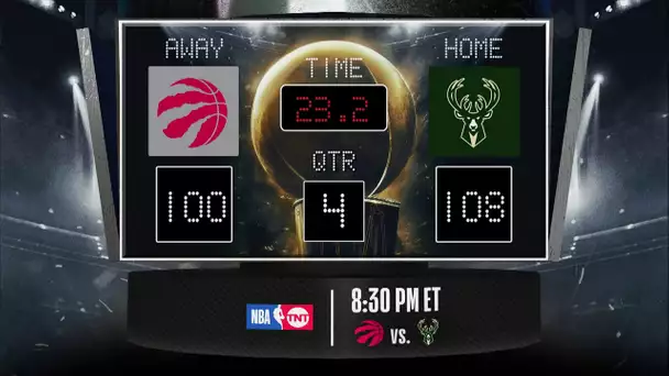 Raptors @ Bucks LIVE Scoreboard - Join the conversation & catch all the action on #NBAonTNT!!