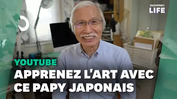 Apprenez à peindre et à dessiner sur YouTube avec ce papy japonais