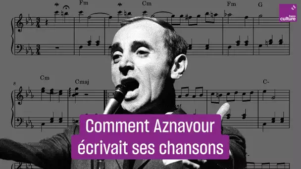 Comment Charles Aznavour écrivait ses chansons 🎶