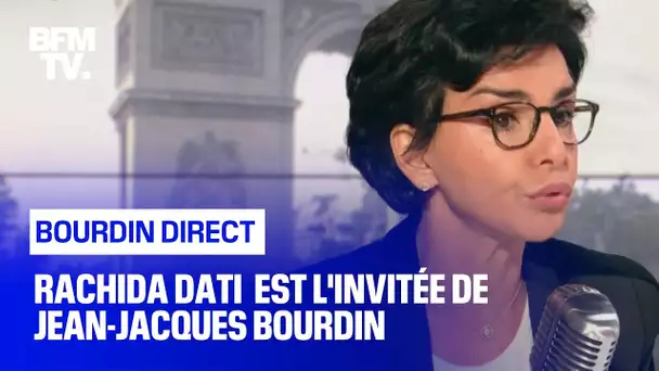 Rachida Dati face à Jean-Jacques Bourdin en direct