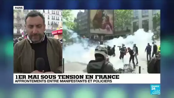 1er-Mai à Paris : Gilets jaunes, "black blocs" et syndicats dans la rue