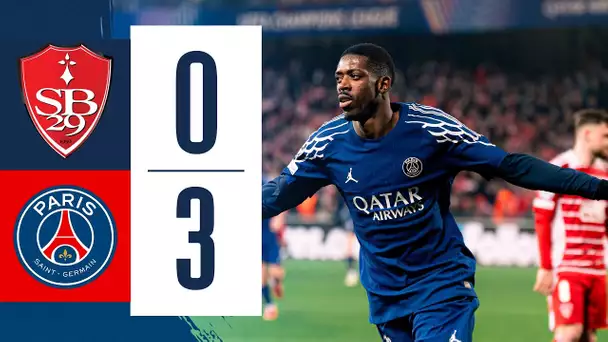#UCL résumé - Le PSG s’impose avec 3 buts à Brest - Ousmane Dembélé en FEU s’offre un DOUBLÉ ! 🔥⚽️