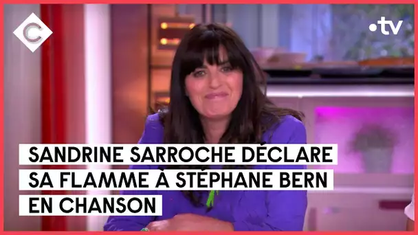 Sandrine Sarroche déclare sa flamme à Stéphane Bern - La Chronique enchantée - C à vous - 27/06/2023