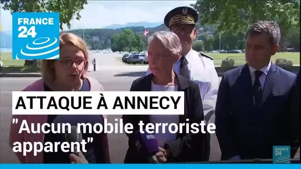Attaque au couteau à Annecy : "Aucun mobile terroriste apparent", selon la procureure • FRANCE 24
