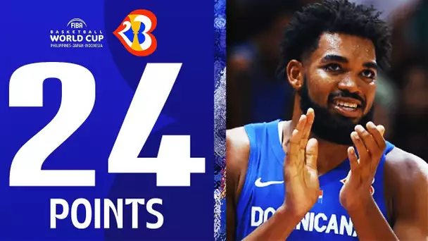 Karl-Anthony Towns Drops A DOUBLE-DOUBLE In A Win Over Italy | 24 PTS, 11 REB & 5 AST #FIBAWC