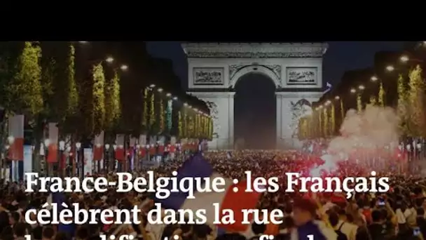 France-Belgique : scènes de liesse pour la qualification