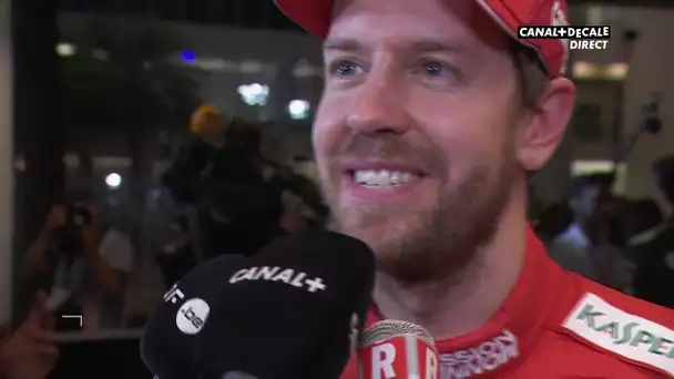 Sebastian Vettel garde le sourire