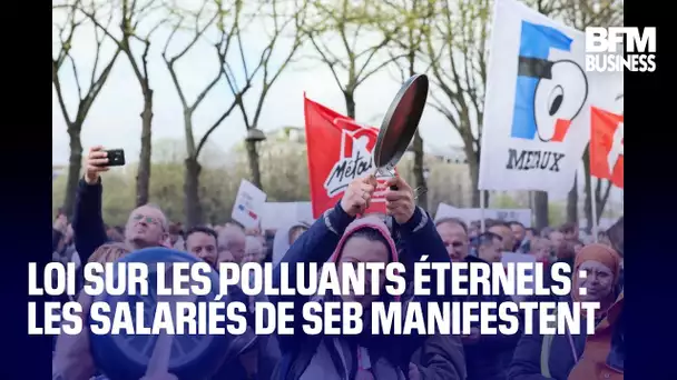 Loi sur les polluants éternels : les salariés de Seb manifestent