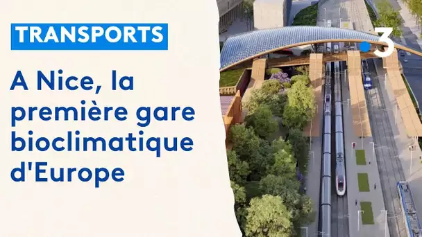 La future gare de Nice aéroport sera la première gare "bioclimatique" d'Europe