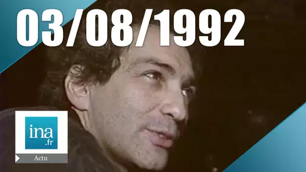 19/20 FR3 du 3 août 1992 - Mort de Michel Berger | Archive INA