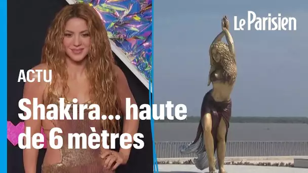 Une immense statue de Shakira inaugurée en Colombie