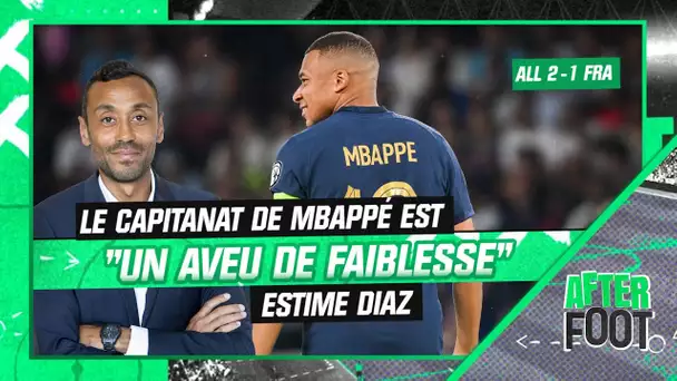 Allemagne 2-1 France : Le capitanat de Mbappé "est un aveu de faiblesse" estime Diaz