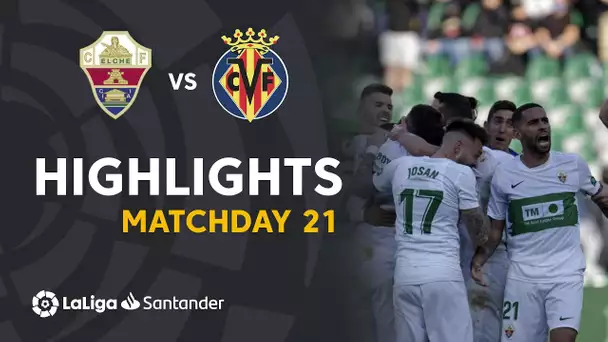 Resumen de Elche CF vs Villarreal CF (1-0)