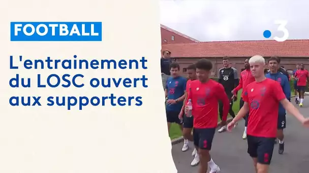 L'entrainement du LOSC ouvert aux supporters