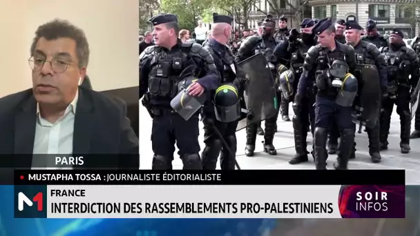 France: interdiction des rassemblements pro-palestiniens