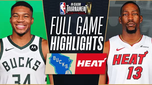 BUCKS at HEAT | NBA IN-SEASON TOURNAMENT 🏆 | FULL GAME HIGHLIGHTS | November 28, 2023