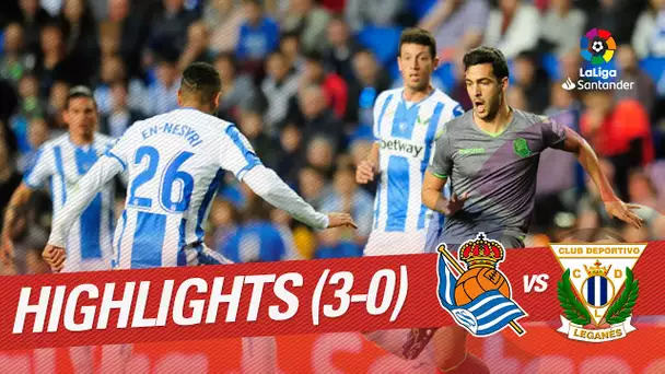 Highlights Real Sociedad vs CD Leganes (3-0)