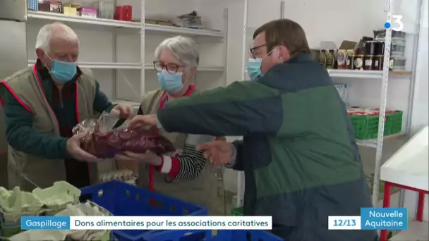 Confinement : en Charente, les cantines distribuent les denrées alimentaires à la Croix Rouge
