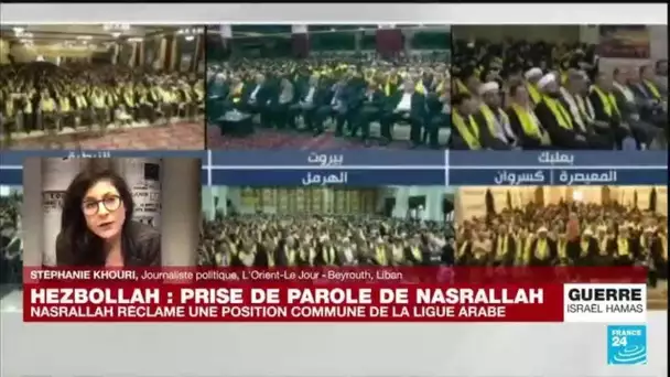 Prise de parole d’Hassan Nasrallah, chef du Hezbollah • FRANCE 24