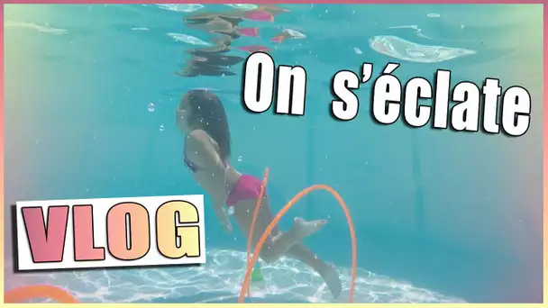 Nouveaux jeux pour la piscine - Vlog piscine